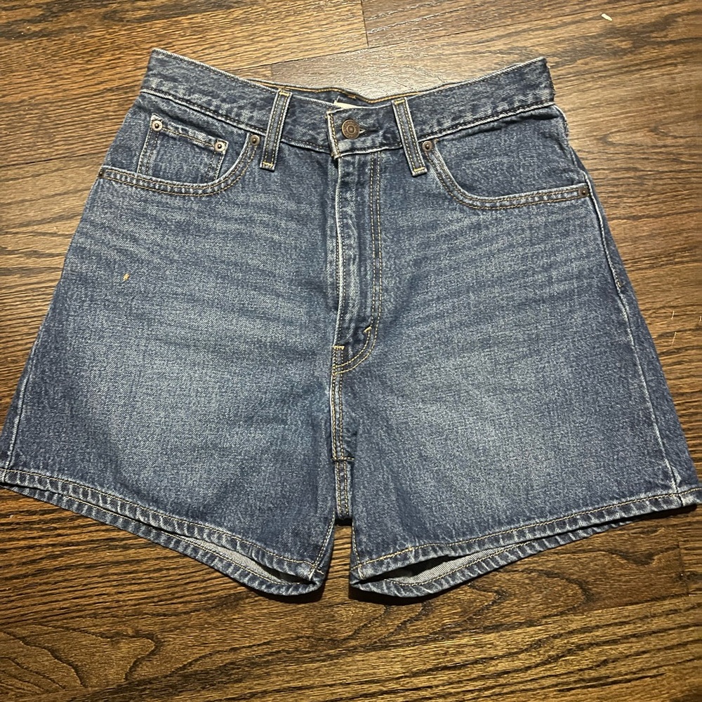 Levi's Blue Denim Jean Shorts
